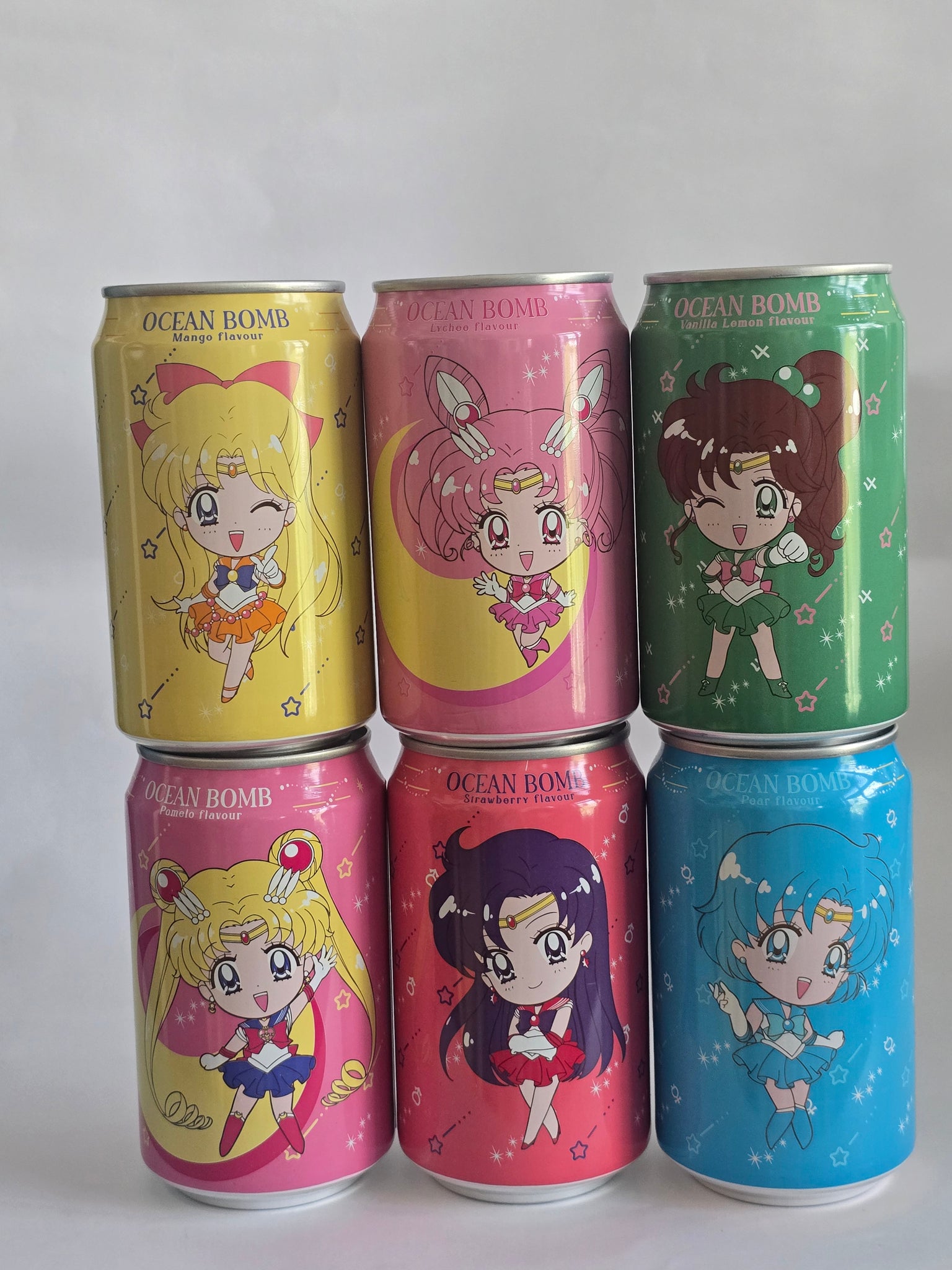 Sailormoon Soda Kawaii GiftSet (6 cans)