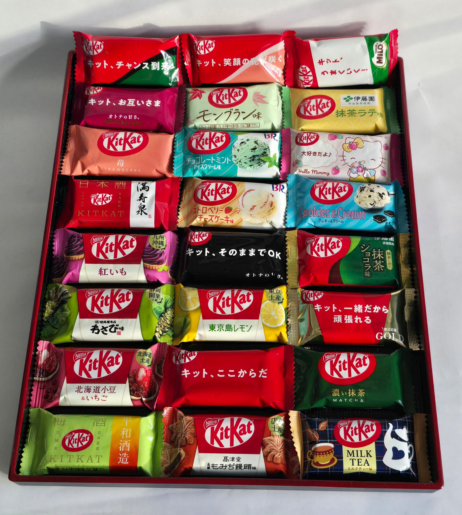 Assortment Japanese KitKat Sampler Gift Box - 24 pcs – Lalune Et