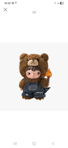 POPMART - Hirono Living Wild - Fight for Joy Plush Doll