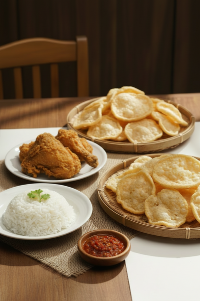 Ny. Siok Shrimp Crackers - Oval