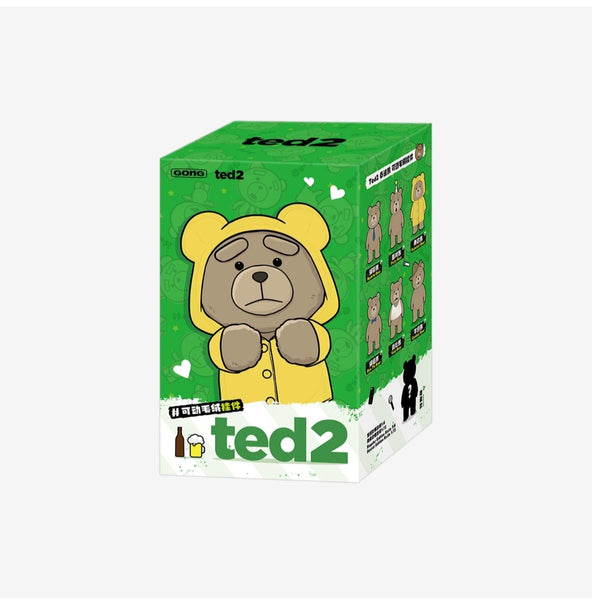 POPMART - Ted2 Teddy Bear Action Plush Pendant