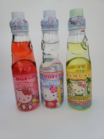 Ramune - Hello Kitty (3 bottles set)