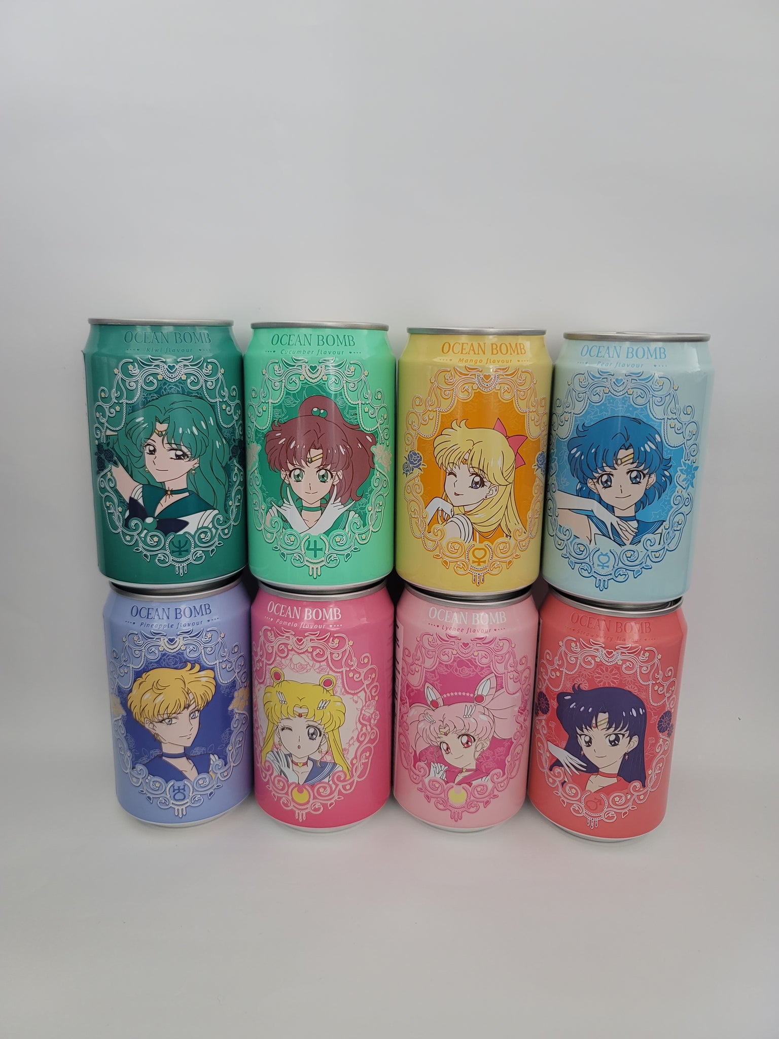 Sailor Moon Soda ~ Complete Set ( for 8 cans)
